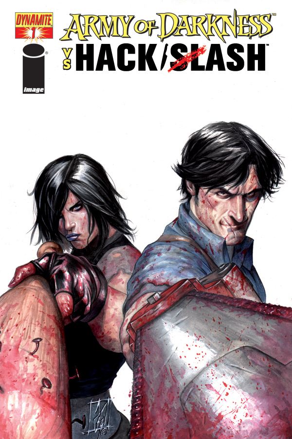 Army of Darkness vs. Hack/Slash #1 Caselli Cover