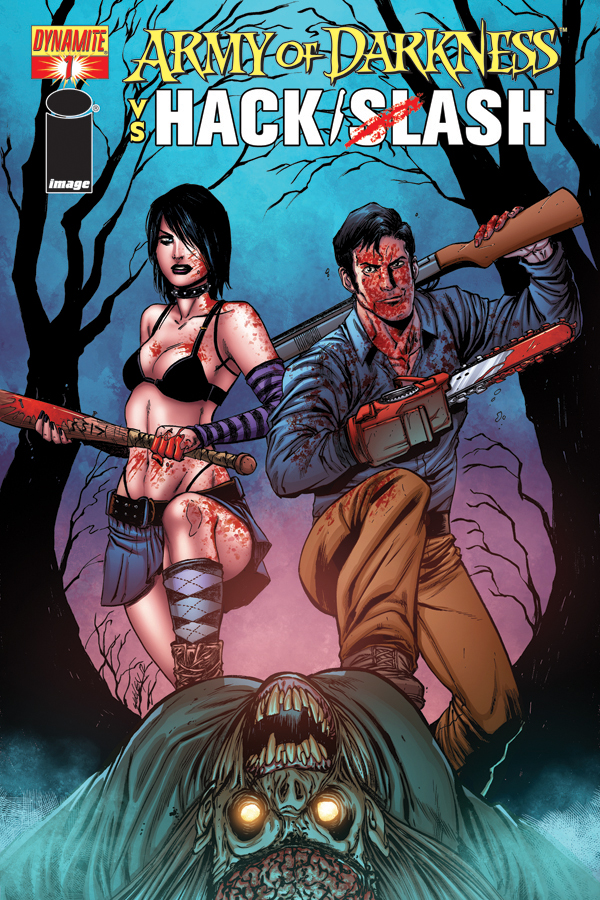 Army of Darkness vs. Hack/Slash #1 Seeley Cover