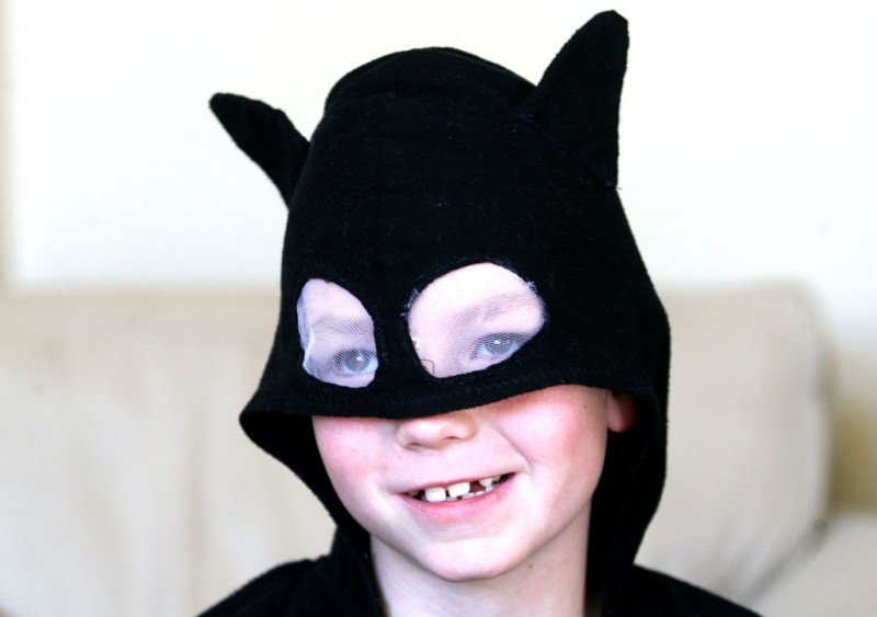 Luke Purcell dressed as Batman