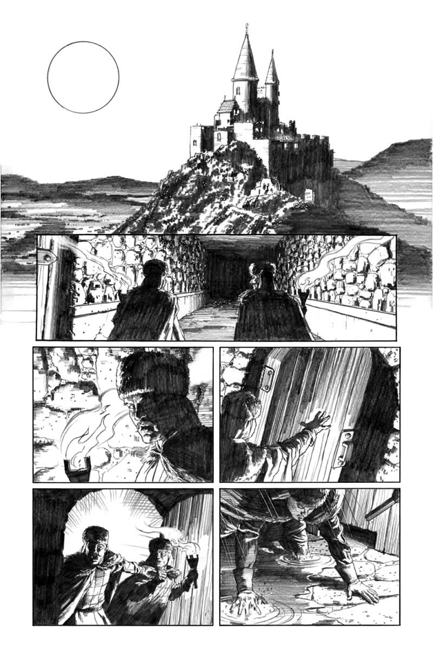 Dynamite Entertainment Dark Shadows/Vampirella #1 page 1