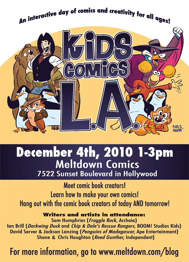 Kids Comics LA Flyer