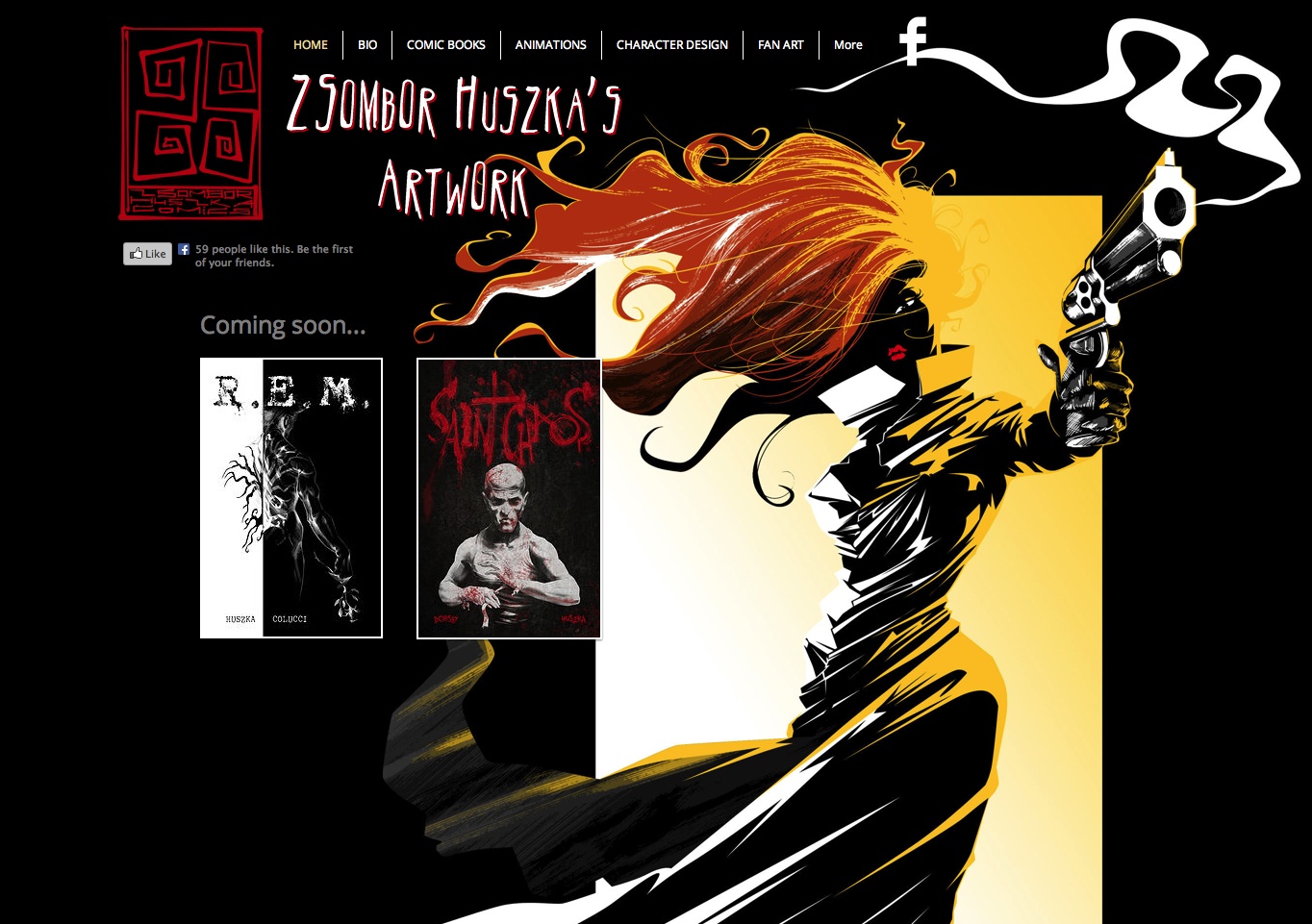 Zsombor Huszka's Artwork Website