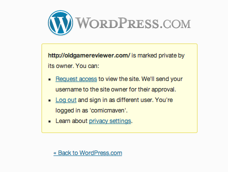 OGR Wordpress Closed