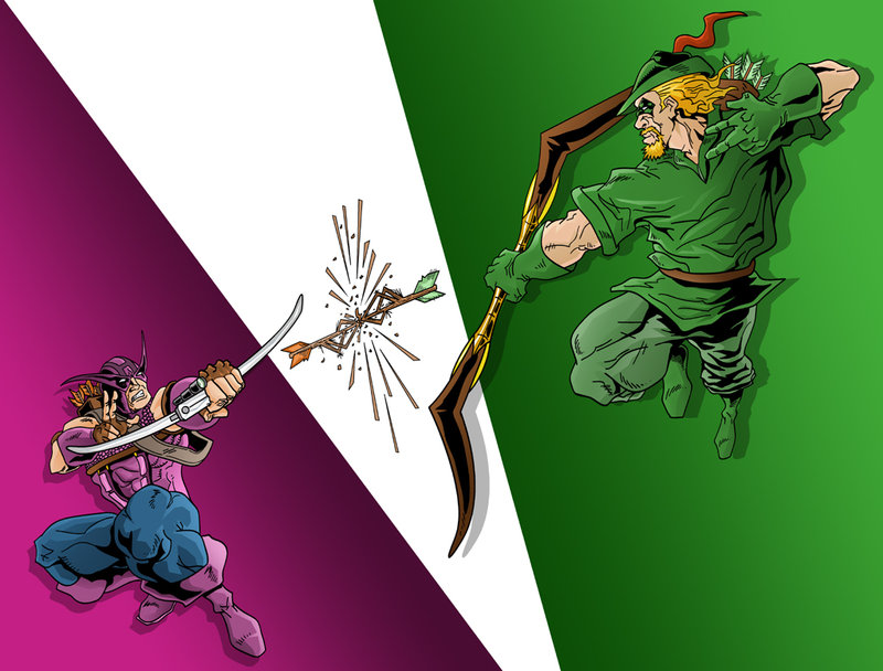 Hawkeye vs. Green Arrow