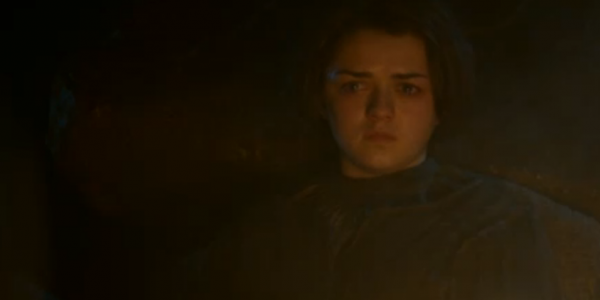 Arya mourns for her father
