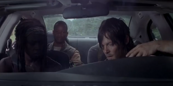 Daryl, Michonne, and Bob head to Big Lots