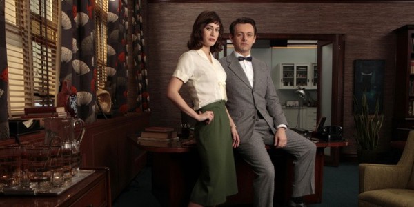 Lizzy Caplan and Michael Sheen