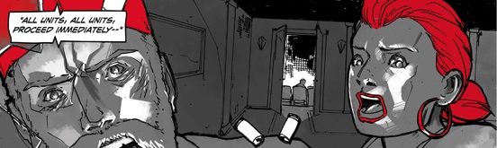 Bedlam #1: First page panel