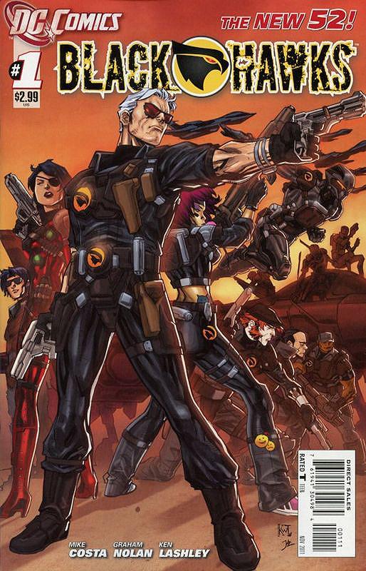 DC Comic New 52 Blackhawks #1 (2011) written by Mike Costa
