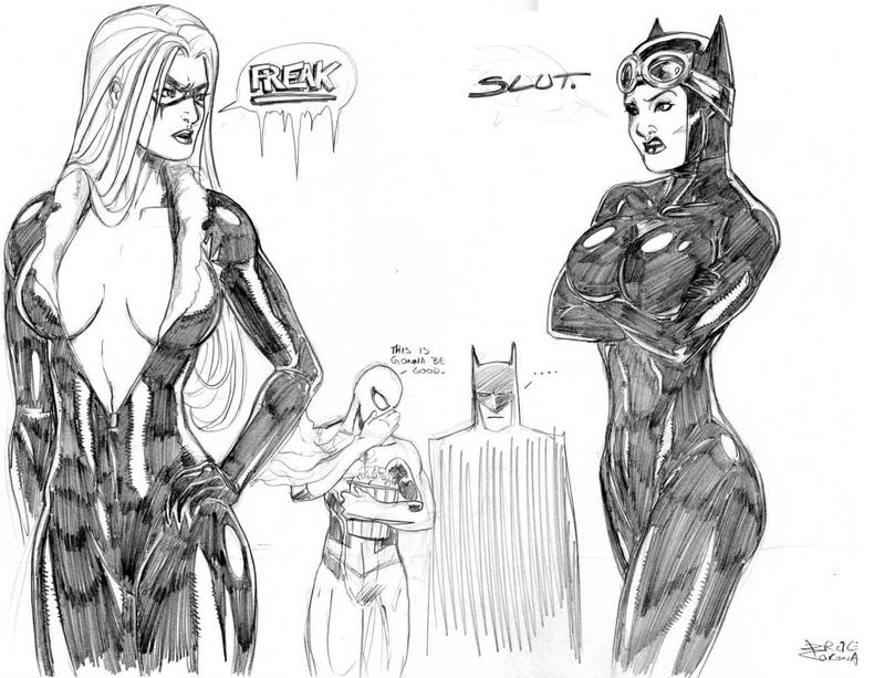 Cat Fight: Catwoman vs. Black Cat Cat Fight