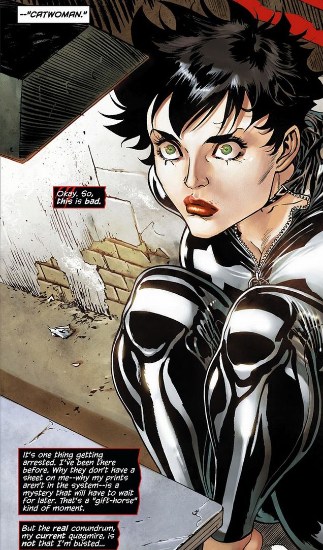 DC Comics New 52: Catwoman #6 full page with Catwoman (Selina Kyle) 