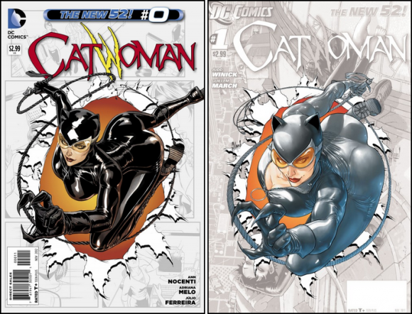 Catwoman #0 covers