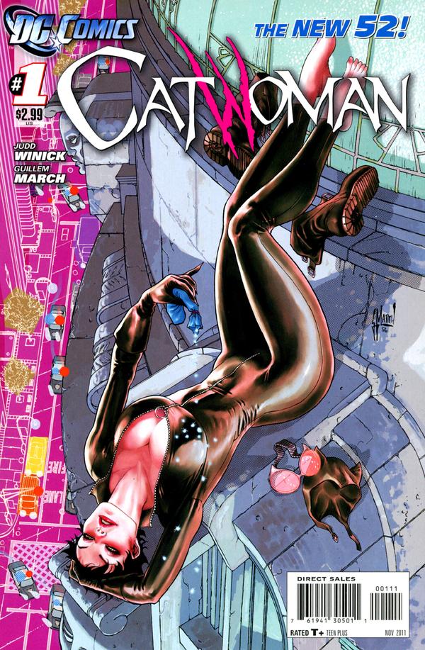DC Comics: Catwoman #1 (2011) written by Judd Winick and drawn by Guillem March
