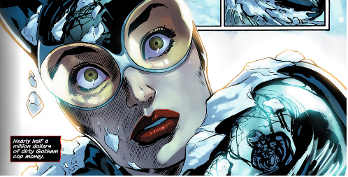 Catwoman #5 (2012) panel