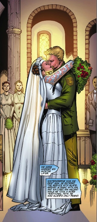 Deathstroke #0 marriage scene