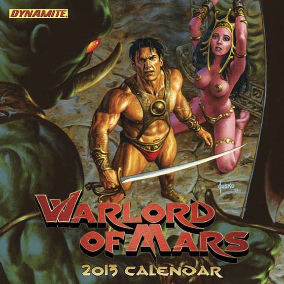 Warlord of Mars 2013 Calendar