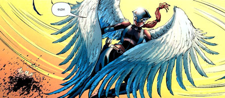 Not even Hawkgirl likes her scene