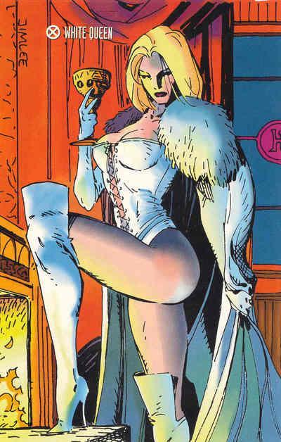 Emma Frost a.k.a. the White Queen in the Hellfire Club
