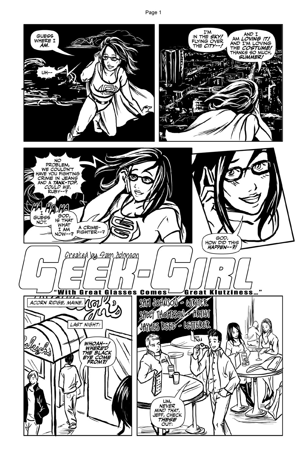 Geek-Girl #0 Preview Page 1