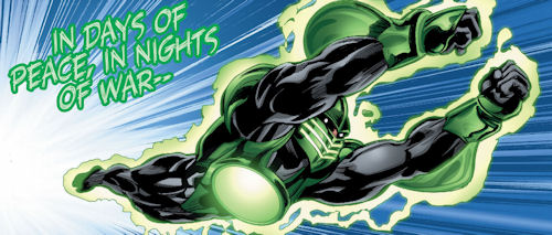 If that's how he was going to look as an Alpha Lantern, John made the right call.