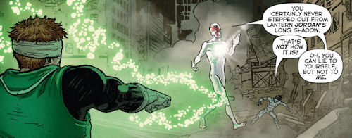 It's just part of being a Green Lantern to have to be forced under Hal Jordan's shadow.