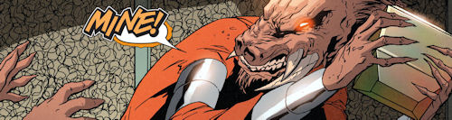 This is the Larfleeze I love. Wish he didn't get treated as such a cartoon character elsewhere.