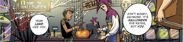 Halloween Eve one-shot panel