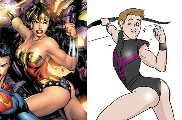 Hawkeye Initiative: Wonder Woman