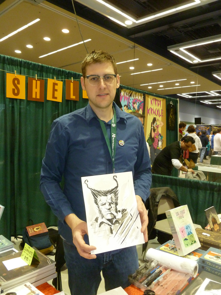 Vertigo Comics and DC Comics writer Jeff Lemire, writer of Sweet Tooth and Frankenstein, Agent of SHADE