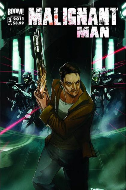 Boom! Studio's Malignant Man #3 (of 4) created by James Wan, written by Michael Alan Nelson.