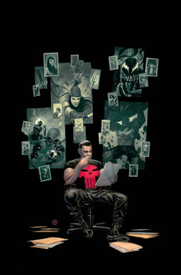 The picture Frank is looking longingly at is of Greg Rucka. Oh, to be solo and in a good book again.