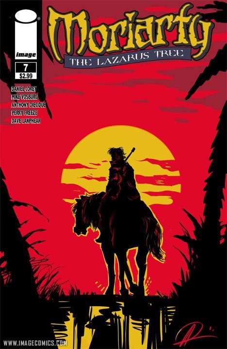 Image Comics: Moriarty The Lazarus Tree #7 written by Daniel Corey and based off of characetrs by Sir Arthur Conan Doyle.