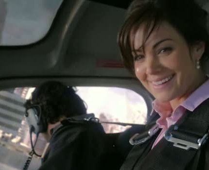Lois in the Helicopter - Homecoming