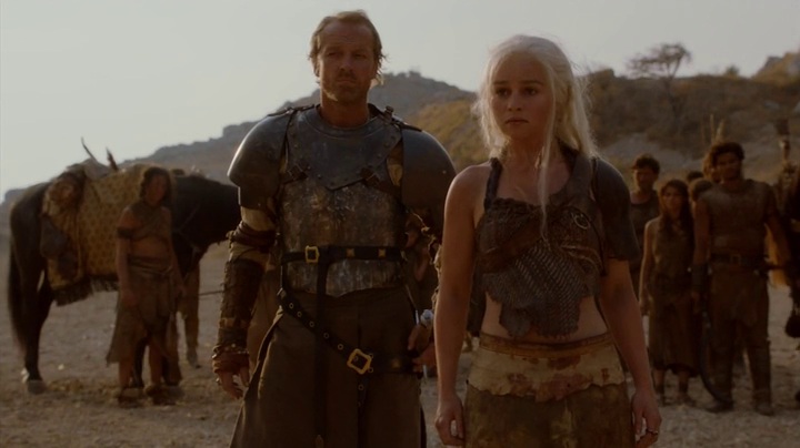 Ser Jorah Mormont & Daenerys Targaryen