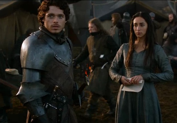 Robb Stark and Talisa Maegyr