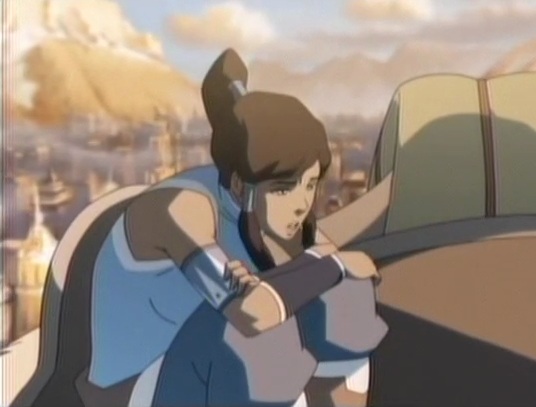 Korra: I still can't produced a single measly puff of air! I am a failure
