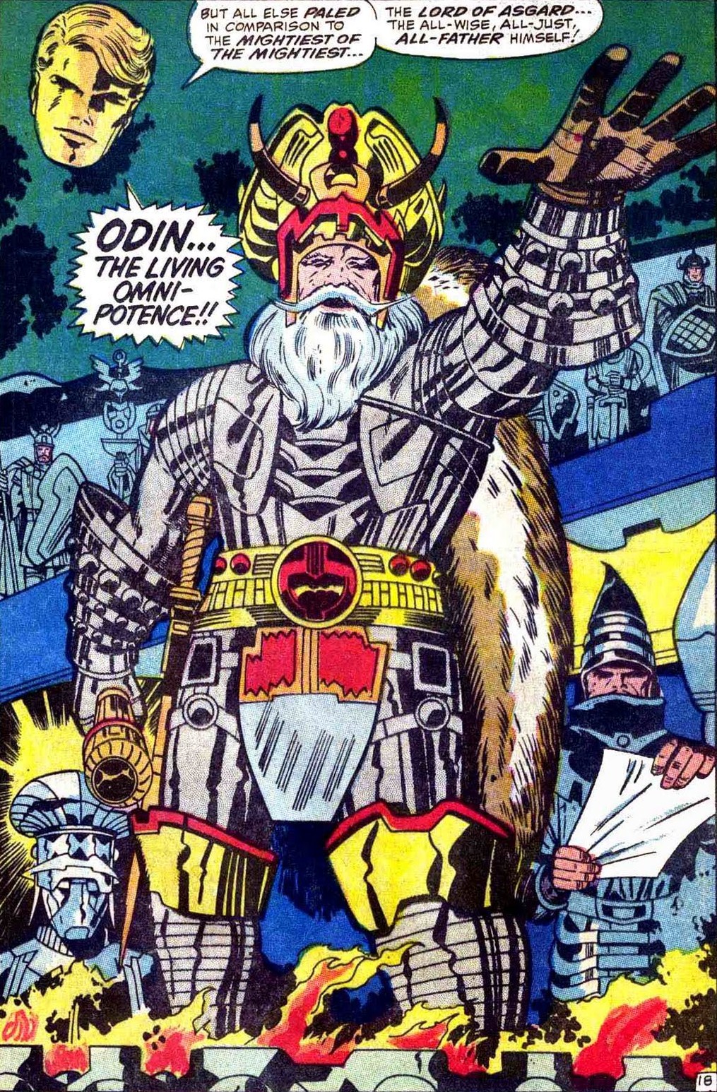Odin, the mightiest of the mightiest, the living omnipotence