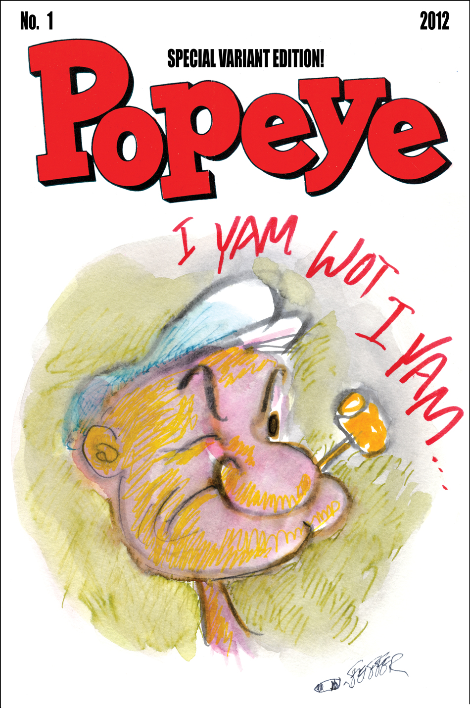 IDW Publishers: Popeye #1 (2012) Cover B