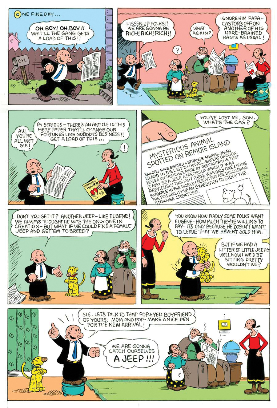 Popeye #1 Panels