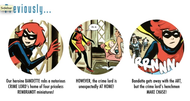 Bandette #2's opening preview