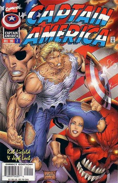 Captain America #2 1996 Rob Liefeld Cover