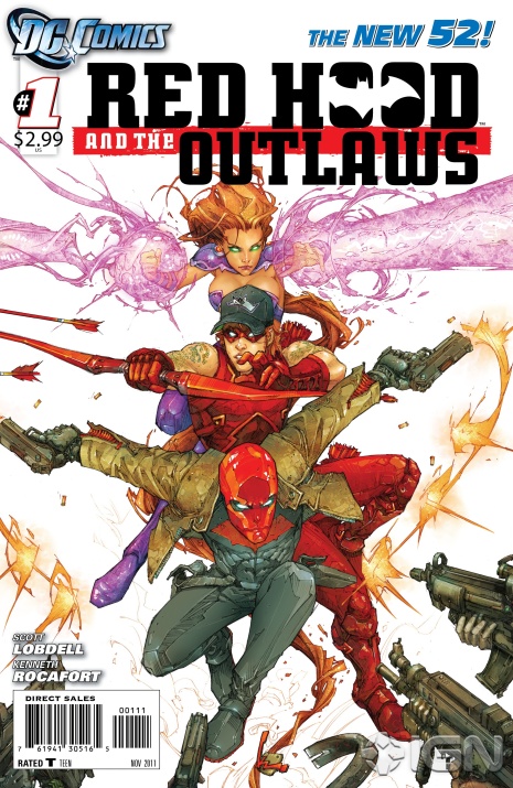 The New 52: Red Hood and the Outlaws #1 written by Scott Lobdell with art by Kenneth Rocafort