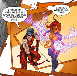 Roy and Starfire