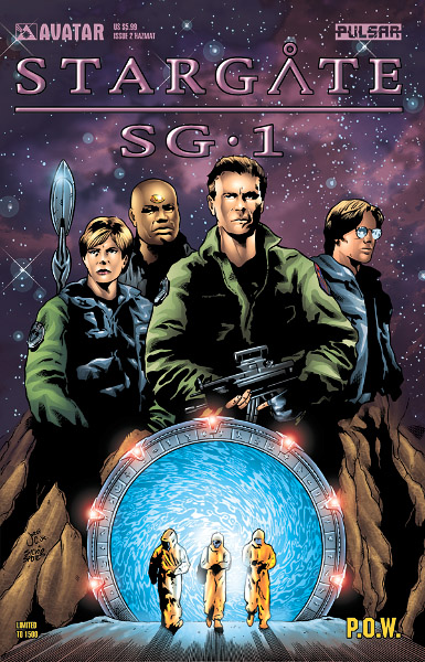Stargate SG-1 #1 Hazardous Cover by Jorge Correa Junior