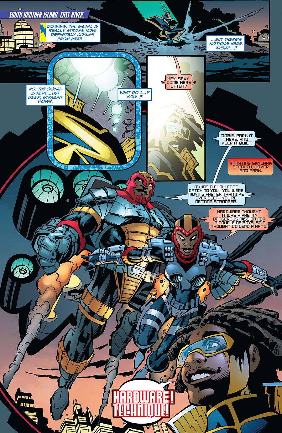 Static Shock #6 (2012) page of panels