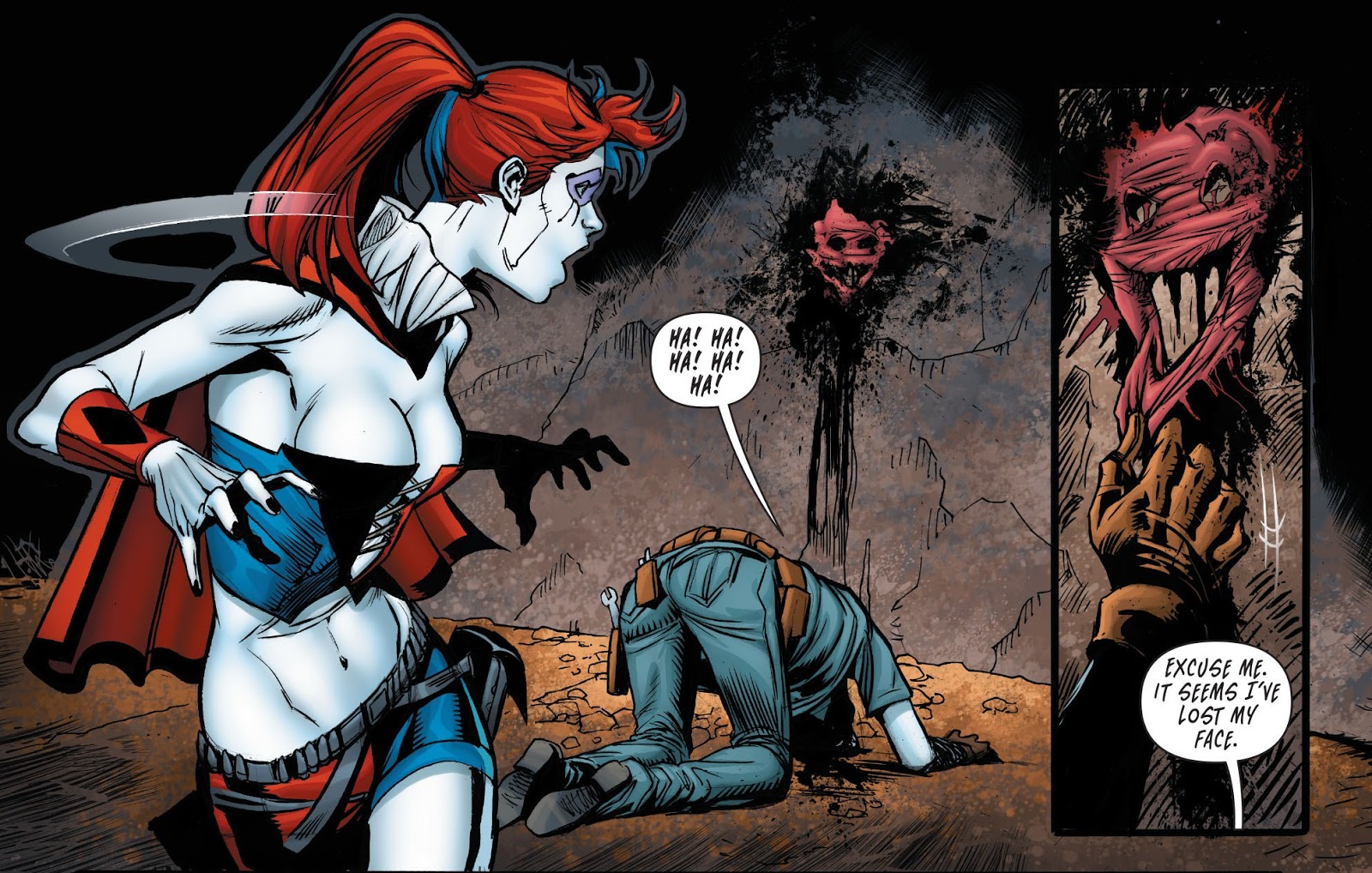 Suicide Squad #15 Harley vs. Joker panel