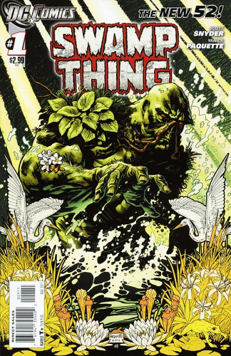DC Comics The New 52! - Swamp Thing #1 (2011) written by Scott Snyder and drawn by Yanick Paquete