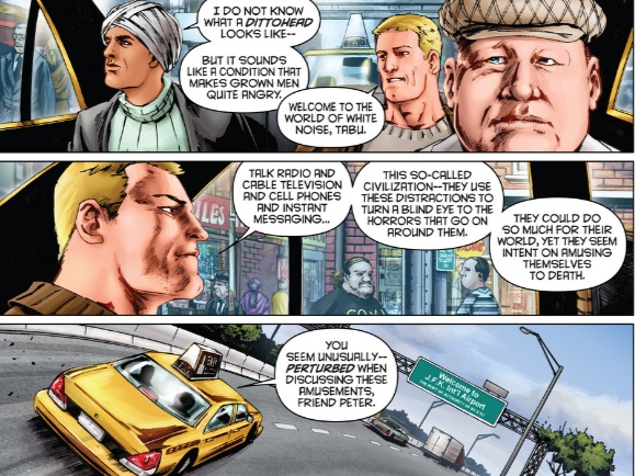 Peter Cannon: Thunderbolt #2 panels