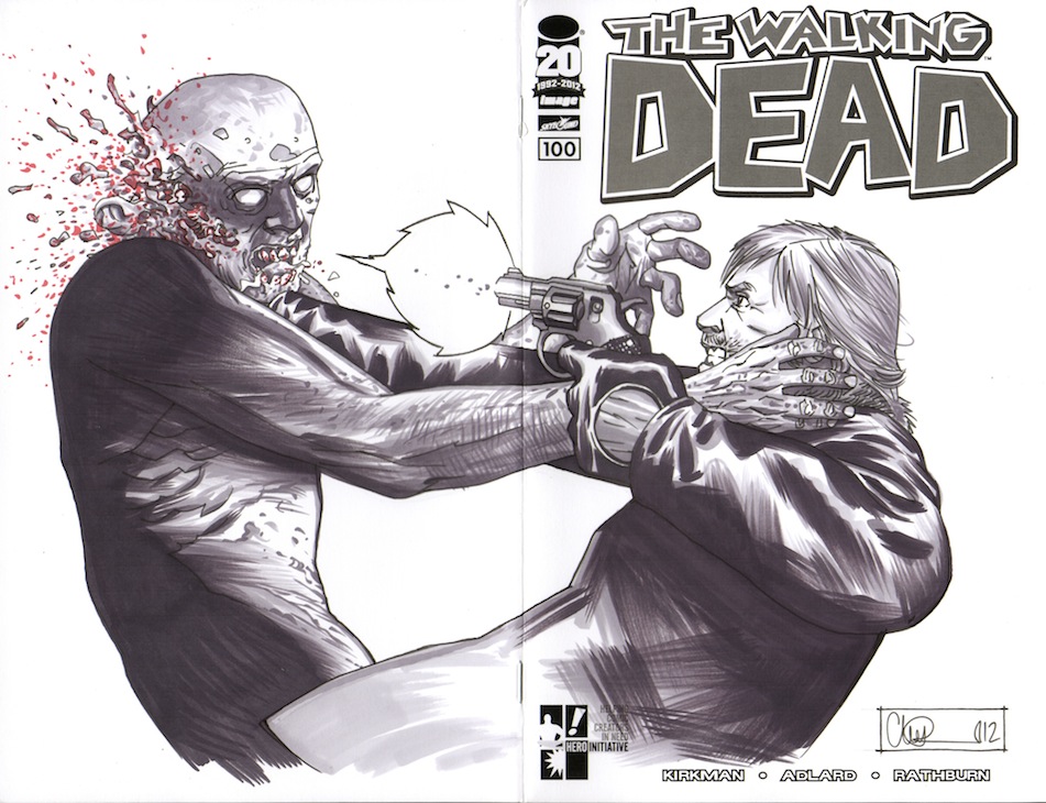 Walking Dead #100 cover