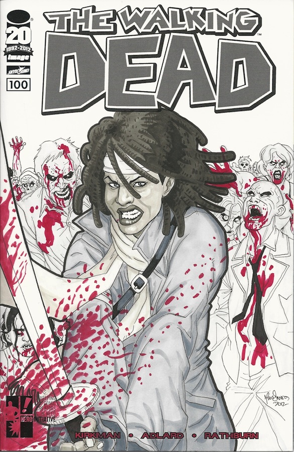 Walking Dead #100 cover 2